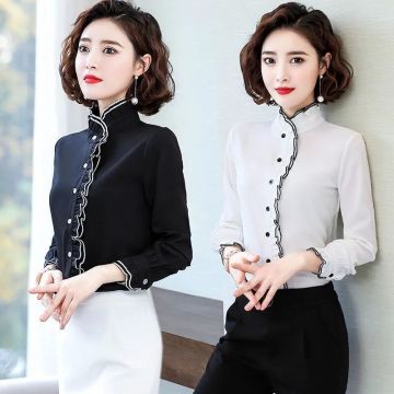 women's korean style fashion shirt with fungus