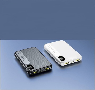แหล่งพลังงานแบบพกพา PD 20W Super Fast Charge Intelligent Digital Digital Digital Input 20W เอาท์พุท 22.5W 10000mAh ความจุขนาดใหญ่