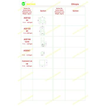Best-Selling Aluminum Profiles In Ethiopian Market
