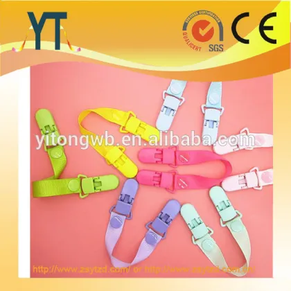2017 Food Grade colorful Cute Design Silicone Baby Pacifier Clip,2017 Pacifier Clip/MAM Pacifier Clips