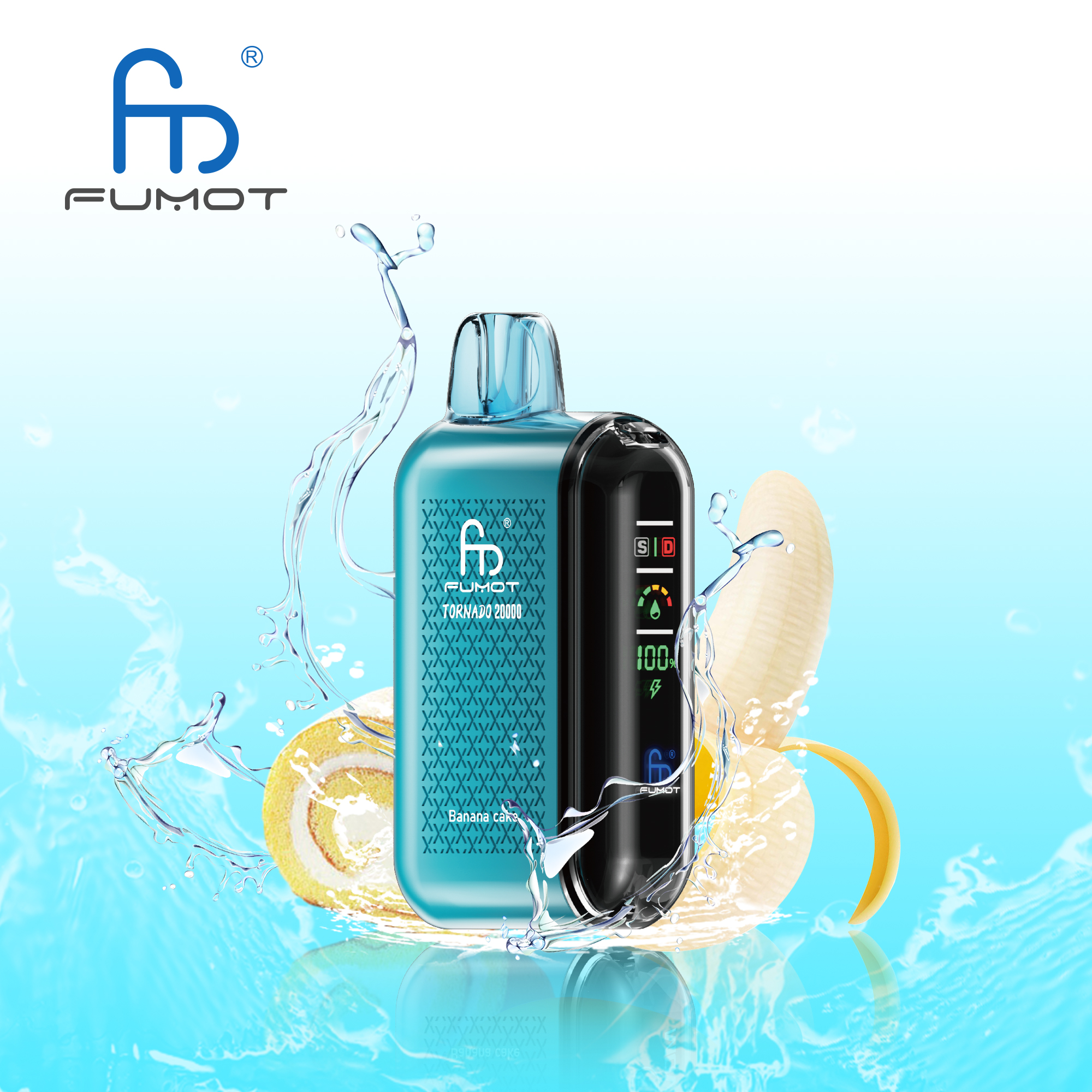 Fumot tornado 20k puffs vape sekali pakai
