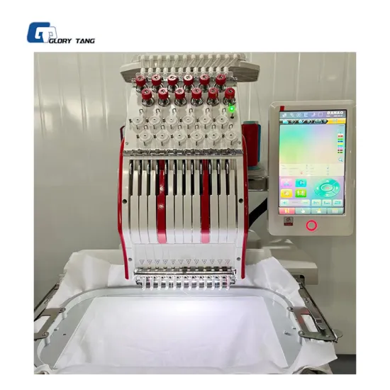 GT Garment Flat Embroidery Machine for Cap and T-shirt