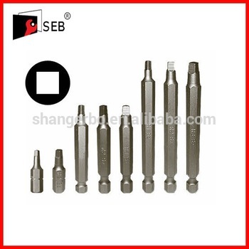 S2 and Cr-V spanner triangle screwdriver bits