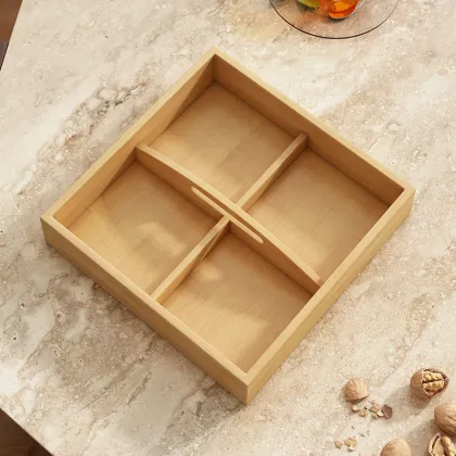 Bamboo Snack Storage Basket