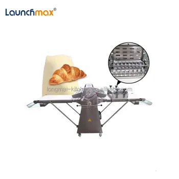 520 mm Bakery Reversible Dough Sheeter Machine - Commercial Vertical Dough Sheeter with Cutter