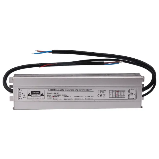 IP67 Waterproof Triac 0-10V LED Dimming Power Supply for DC12/DC24V LED Strip Light