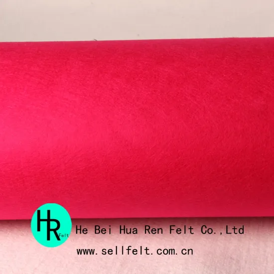 rose pink color polyester felt