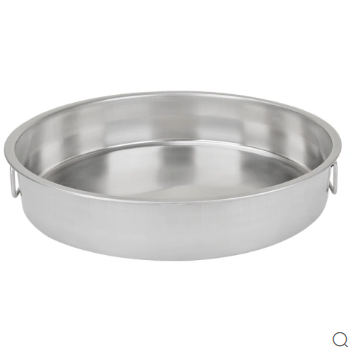 Introducing the Versatile and Durable Range of Round Stainless Steel Food Pans, Hotel Steel Trays, Kitchen Steel Service Trays, and Serving Trays for Cooking