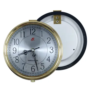 High-Quality Brass Marine Quartz Digital Wall Clocks: IMPA 370204
