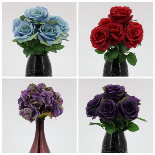 Wedding Flower of Artificial Flower Bouquet X 26 Rose Buds