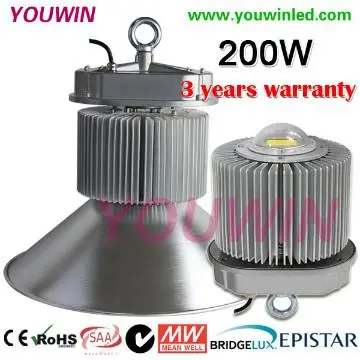 2013 High power Meanwell industrial high bay lighting warehouse 200w
