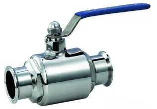 2016 spring Canton fair sanitary 3 way ball valve