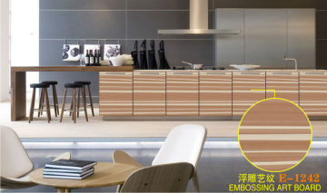 2014 new brand high quality colored melamine board for kitchen cabinet