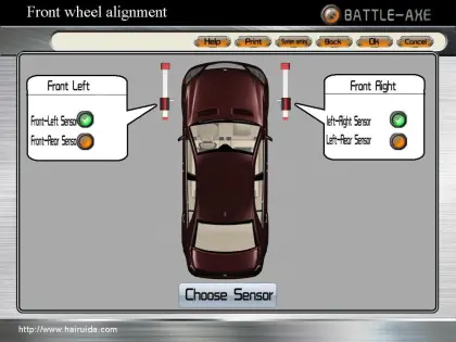 Beissbarth Level Wheel Alignment Machine - Battle Axe for Sale
