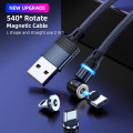 3 in 1 Data Cable New Upgrate 540 Rotate Magnetic Cable Supplier