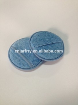 Microfiber foam applicator for car wax and polishing
