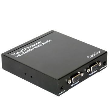 long distance VGA Extender 1X2 Splitter UTP Cable max up to 300 meters