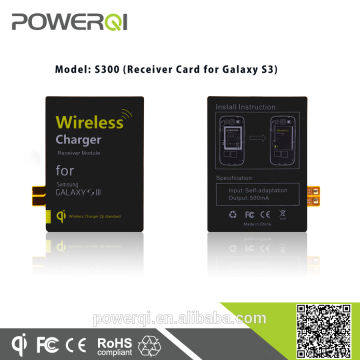 Qi Wireless Charger Receiver Inductive Coil Receptor Module For Samsung Galaxy S3 Micro USB Android Cell Phone Eletronic
