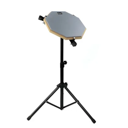 12 Inch Dumb Snare Drums Pad Stand: A Perfect Practice Drum Rack for Quiet Percussion Sessions