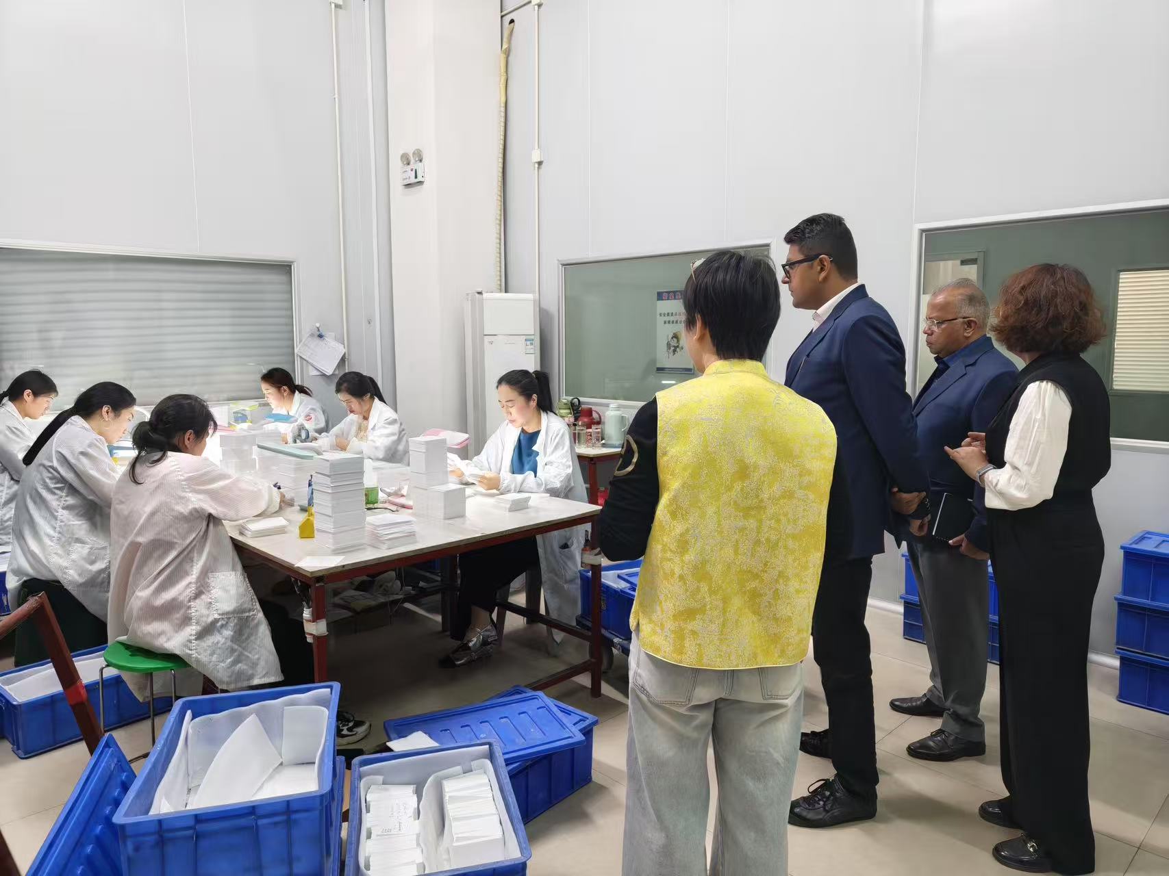 ceramic production line and quality inspectio
