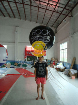 Uv Protected Printed Filled Helium Walking Backpack Balloon For Outdoor Advertising