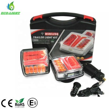 CE RoHS Emark E9 Approved Wireless Trailer Light Kit for Tractors, Touring Cars, and Tugboats