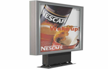 Anti-oxidation Aluminum Waterproof Scrolling Light Box , Led Advertising Display