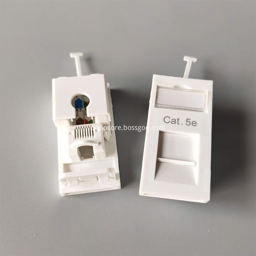 UK Type CAT5E socket box face plate