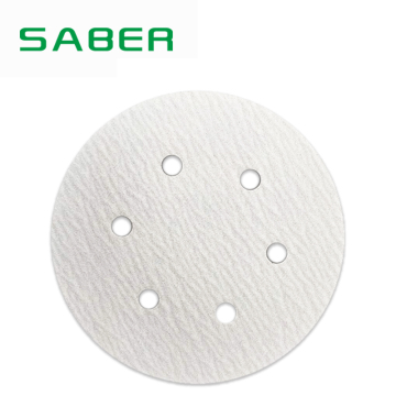 6 Zoll weiße Schleifscheibe 150 mm 6 Löcher Anti-Clogging-Schleifscheibe für Holz- und Aluminiumlegierung