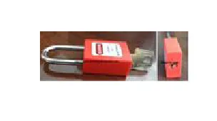 38mm Non-Conductive Steel Shackle Safety Padlock