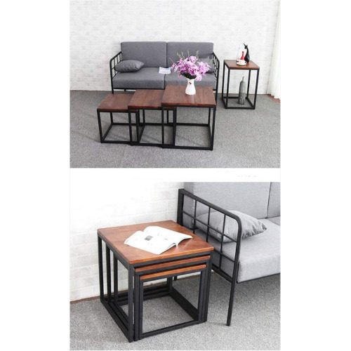 Coffee Table Nesting Set 3 Stacking Tea Table