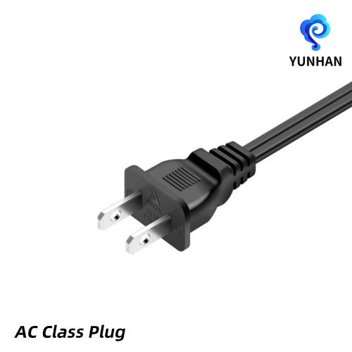 Kabel Daya Telanjang Dua Pin Amerika