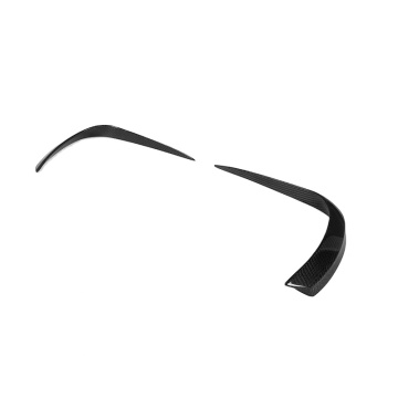PT Style Carbon Fiber Front Bumper Canards for Mercedes-Benz AMG GT GTS 2014-2016