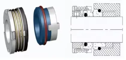 22mm IMO Pump ACE 3 Mechanical Seal Lidering AL-NL-22 Shaft Seal 190497