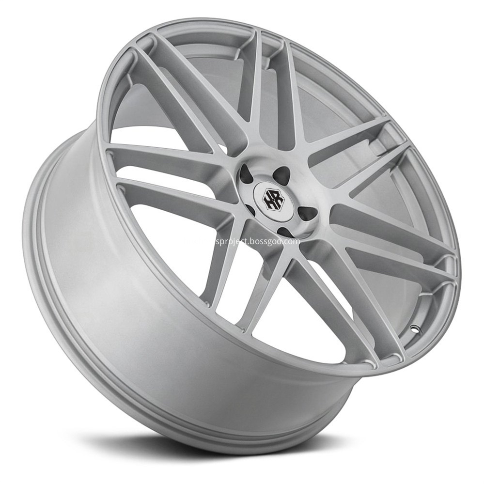 H R Tech Wheels Hr995 Silver Angle