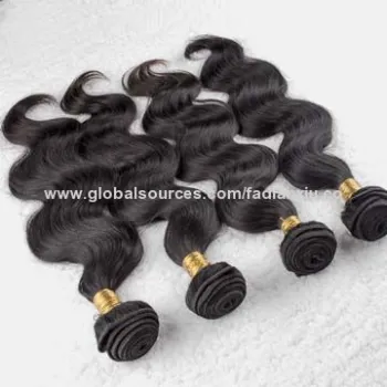 5A Grade Full Cuticle Human Hair Weaves, Wholesale Price, Available in Various Colors and Length