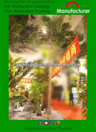 Artificial Areca Palm Tree/fake Areca Tree/Molded Areca palm tree/plastic Areca coco tree