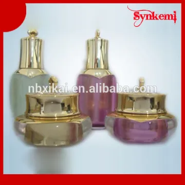 Empty acrylic cosmetic cream jar