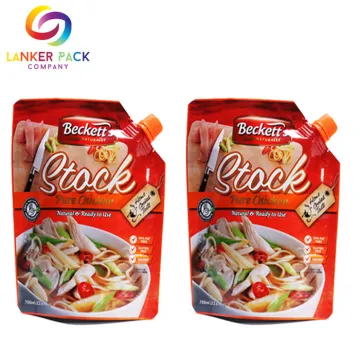 Spout Top Eco Friendly Bag Doypack Sauce Pouch