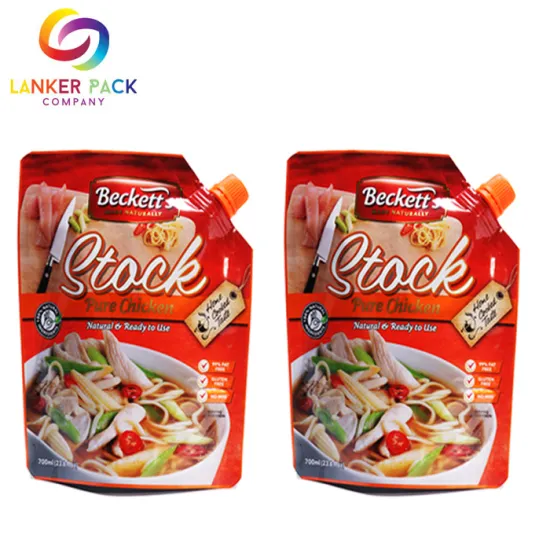 Spout Top Eco Friendly Bag Doypack Sauce Pouch
