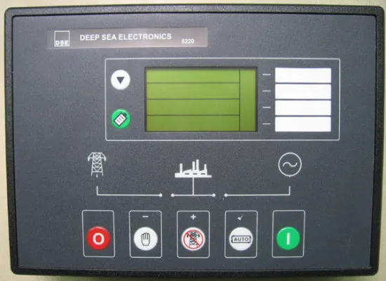 Rs232 Gsm Sms Deep Sea Control Panel , Dse5220
