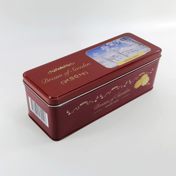 Factory Mass Production Metal Tin Rectangular Gift Diet Tea Tin Box