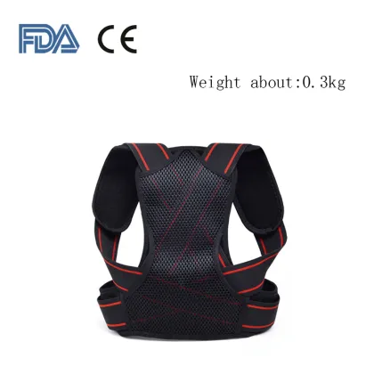 Shoulder elastic humpback correction belt