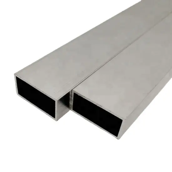 Anodized Aluminum Rectangular Tube - 6063-T5