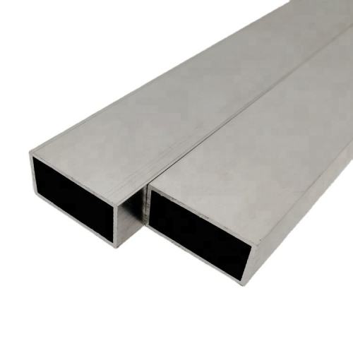 Rectangular anodized aluminum tube