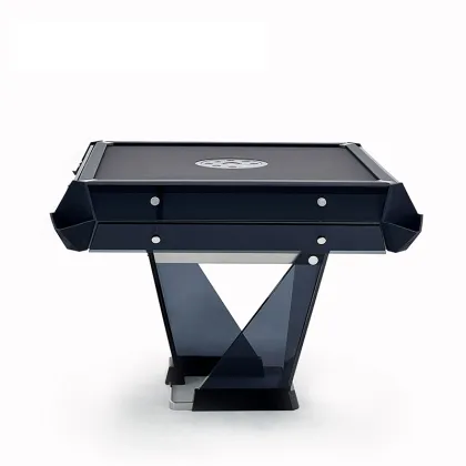 Customizable Black Glass Automatic Mahjong Machine Game Table