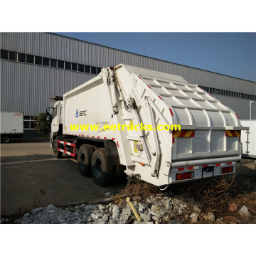 16 camions poubelles comprimées 6x4 CBM