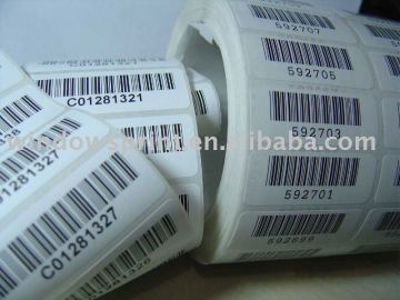 Colors Printing Adhesive Barcode Sticker In Roll