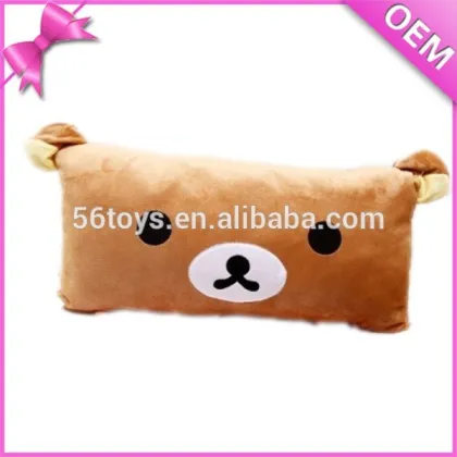 Cute plush emoji pillow,bear emoji plush pillow