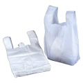 Cheap Clear Plastic Recycled Supermarket Packaging Bag Handle Shopping Grocery Bag